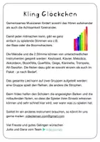 Vista previa - Hojas de trabajo - Ring bells - a traditional German Christmas song - for Class Music Making with Play along Videos - página 1