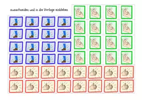 Vista previa - Hojas de trabajo - Percussion corporal Body Percussion for Two Little Wolves | Templates for Creative Creation - página 3