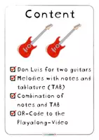 Vista previa - Juegos / Gamificación - Catalan Folk Song for 2 GUITARS Don Luis | Beginner | Notes & TAB - página 1