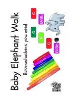 Vista previa - Hojas de trabajo - Boomwhackers • Hacer música en clase • Baby Elephant QR Play Along Video - página 1