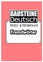 Vorschau - Arbeitsblätter - Stütz& Förderkurs Deutsch - Wörter - Deckblatt