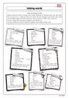 Vista previa - Refuerzo / NEE / Materiales de apoyo - Linking words: Overview for home or your classroom - página 2