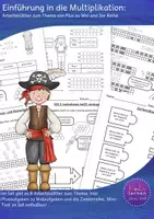 Vorschau - Arbeitsblätter - Von Plusaufgaben zu Malaufgaben | die Zweierreihe - Einstieg in die Multiplikation - Deckblatt