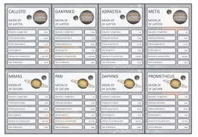 Vista previa - Juegos / Gamificación - Planets, moons & asteroids – Trumps Card Game - página 3