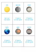 Vista previa - Juegos / Gamificación - The Solar System - Card Sort / Matching Pair Game - página 2