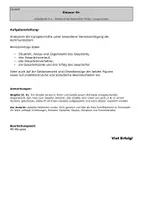 Vorschau - Klassenarbeiten - Klausur mit EHZ - Kurzgeschichten analysieren - Wohmann - Schönes goldenes Haar - Interpretation - Seite 1