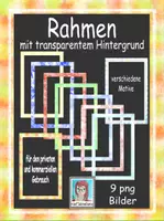 Vista previa - Elementos para la creación de materiales - Rahmen mit transparentem Hintergrund für den privaten und kommerziellen Gebrauch - Portada