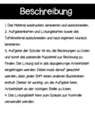 Vorschau - Stationenlernen - Gemischte Plus- und Minusaufgaben - Puzzeln - Seite 2