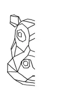 Vista previa - Manualidades / Dibujos para colorear - Animales del zoológico | Wild animals | art | diseño geométrico - página 3