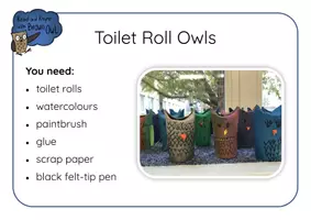 Vista previa - Manualidades / Dibujos para colorear - Brown Owl - ARTS and CRAFTS - página 1