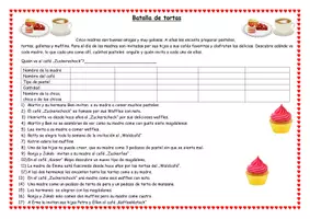 Vista previa - Juegos / Gamificación - Batalla de tortas - lógico para la escuela primaria - Portada