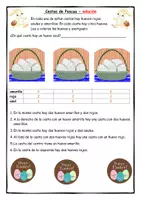 Vista previa - Juegos / Gamificación - Cestas de Pascua -lógico para la escuela primaria - página 1