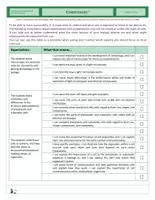 Vista previa - Tarjetas / Manipulativos - Competencies Cells - página 1