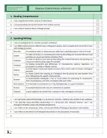 Vista previa - Tarjetas / Manipulativos - General Competencies Biology - página 1