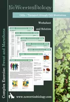 Vista previa - Hojas de trabajo - Cells - Complex Exercise - Sweat and Marathons - Portada