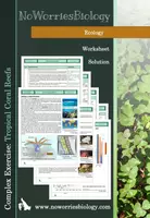 Vista previa - Hojas de trabajo - Ecology - Complex Exercise - Tropical Coral Reefs - Portada