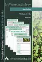 Vista previa - Hojas de trabajo - Metabolism - Complex Exercise - Metabolism in Fish Tanks - Portada