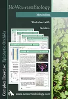 Vista previa - Hojas de trabajo - Metabolism - Complex Exercise - Epiphytic Orchids - Portada