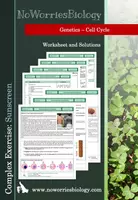 Vista previa - Hojas de trabajo - Genetics - Complex Exercise - Sunscreen - Portada