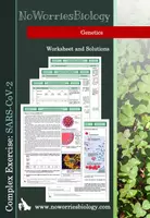Vista previa - Hojas de trabajo - Genetics - Complex Exercise - SARS-CoV-2 - Portada