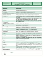 Vista previa - Refuerzo / NEE / Materiales de apoyo - CLIL - Vocabulary - Structure of a Forest Ecosystem - página 3