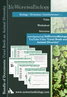 Vista previa - Hojas de trabajo - Coral Reefs and Animal Diversity - Portada