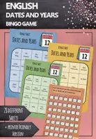 Vista previa - Juegos / Gamificación - Bingo Game - Dates and Years - Fecha - Portada