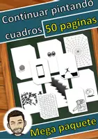 Vista previa - Hojas de trabajo - Continuar pintando cuadros, ideas de arte, horas de sustitución - Portada