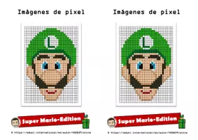 Vista previa - Unidades / Secuencias / Situaciones de Aprendizaje - Imágenes de píxeles Super Mario (arte, representación, ejercicio de concentración) - página 3