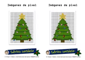 Vista previa - Unidades / Secuencias / Situaciones de Aprendizaje - Imágenes de píxeles Navidad (arte, representación, ejercicio de concentración) - página 2
