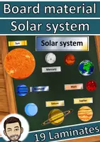 Vista previa - Unidades / Secuencias / Situaciones de Aprendizaje - Board material planets - English - Portada