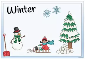 Vista previa - Decoración del aula - Winter - Flashcards and Poster - página 2