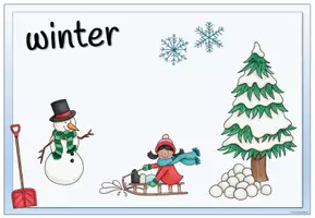 Vista previa - Decoración del aula - Winter - Flashcards and Poster - página 3