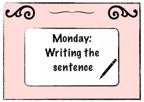 Vista previa - Tarjetas / Manipulativos - Sentence of the week - practicing English grammar - página 3