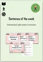 Vista previa - Tarjetas / Manipulativos - Sentence of the week - practicing English grammar - Portada