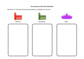 Vista previa - Hojas de trabajo - The structure of Britain‘s Parliament - página 2