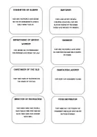 Vista previa - Unidades / Secuencias / Situaciones de Aprendizaje - The Giver - Job Assignments - página 1