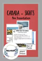 Vista previa - Unidades / Secuencias / Situaciones de Aprendizaje - Canada - 5-minute Mini Presentation - famous sights - Portada