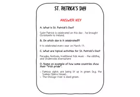 Vista previa - Unidades / Secuencias / Situaciones de Aprendizaje - Ireland - St. Patrick's Day - reading comprehension - clase de inglés - página 3