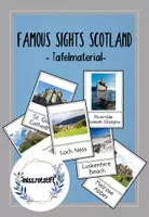 Vista previa - Tarjetas / Manipulativos - Scotland - Famous Sights - picture cards - Portada