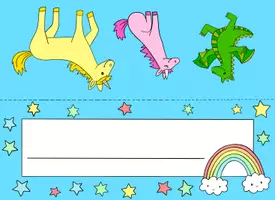 Vista previa - Manualidades / Dibujos para colorear - Placas identificativas - página 2