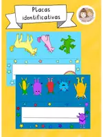 Vista previa - Manualidades / Dibujos para colorear - Placas identificativas - Portada