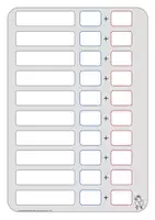 Vista previa - Refuerzo / NEE / Materiales de apoyo - Velcro 2: Counting / Differ Summands to 5 - página 3