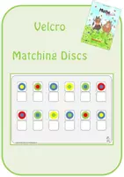 Vista previa - Unidades / Secuencias / Situaciones de Aprendizaje - Velcro: Matching Discs (free copy) - Portada
