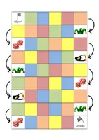 Vista previa - Juegos / Gamificación - Spielfeld Grammatik und Wortschatz (Französisch) - página 1