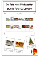 Vista previa - Unidades / Secuencias / Situaciones de Aprendizaje - Noël: Bild-/Wortkarten, Arbeitsblatt, PowerPoint, editierbar - Portada