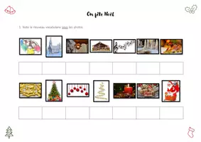 Vista previa - Unidades / Secuencias / Situaciones de Aprendizaje - Noël: Bild-/Wortkarten, Arbeitsblatt, PowerPoint, editierbar - página 2