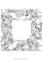 Vista previa - Manualidades / Dibujos para colorear - Animales Fantásticos - libro para colorear - página 1