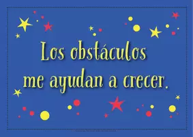 Vista previa - Decoración del aula - Growth Mindset, Frases Positivas (español) - página 1