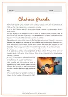 Vista previa - Hojas de trabajo - Chabuca Granda: Biografía (español) - página 1